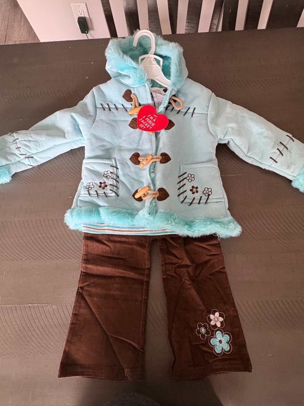 4t 3pcs girl outfit